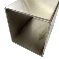 SUS 201 AISI 304 TP 316 Grade Large Size Inxo Thick Wall Tube 120mmx120mm Tubo quadrado de aço inoxidável