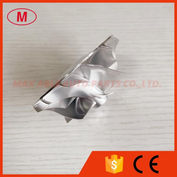 GTX3576 58.26/76.45mm 7+7 blades Turbocharger Milling/aluminum 2618/billet compressor wheel