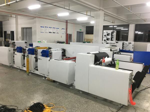 Jumbol Roll Inline Printing Machine 6 Color 600H With Water Based Ink