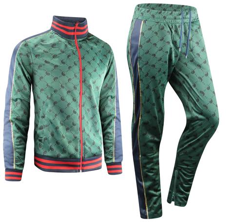 Custom fully print design popular mens sublimation tracksuit