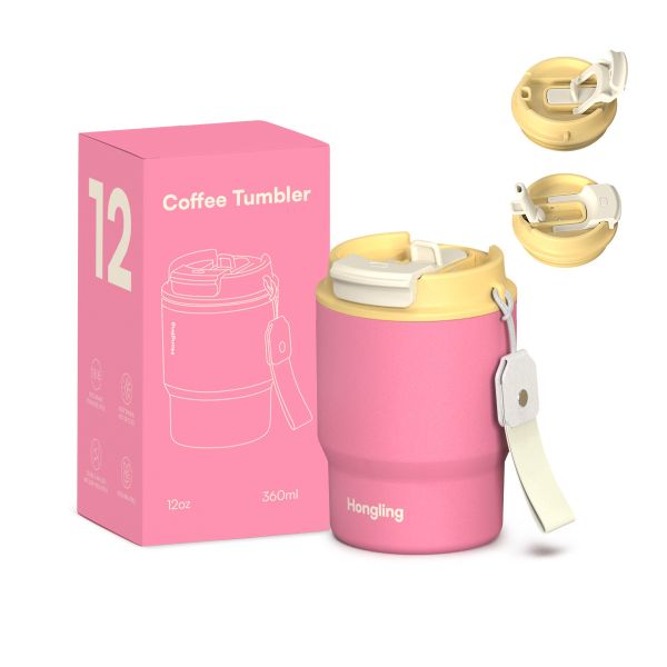 Customized Cross-border Foreign Trade Insulated Flask Coffee Cups Double Drinking Drinkware Tether Water Tumbler Travel Portable Insulated Cups