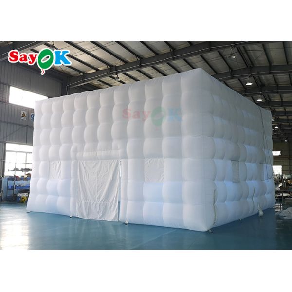 Inflatable Tent Camping 8x8x5m Inflatable Garden Tent Led Outdoor Inflatable Marquee Tent Rentals