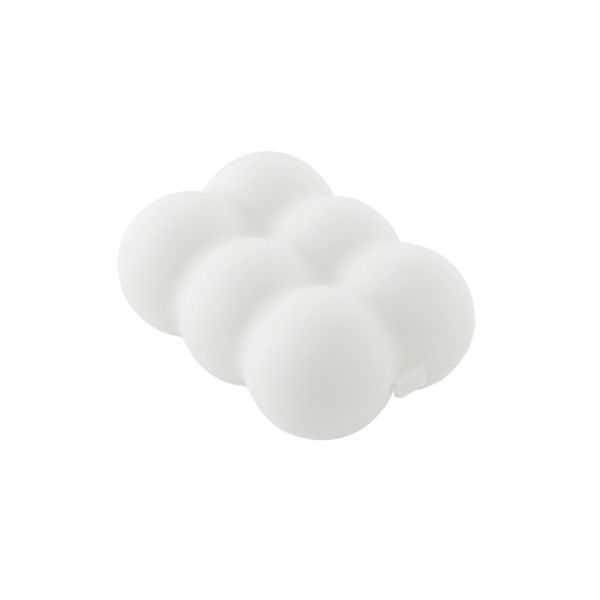 Portable Mini Macaron Color Medicine Box Travel Compartment Small Storage Cases Cloud Shape Six Compartment Pill Container