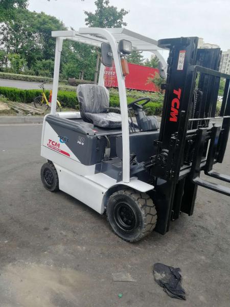 TCM 20 Used Electric Forklift With 3m  2 Ton Lifting Machine With Core Engine Component