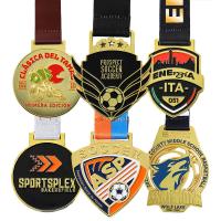 Médaille en émail en alliage de zinc métallique 2D 3D personnalisée Médailles de course de marathon