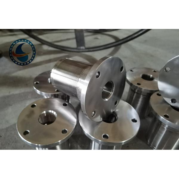 End Connection Stainless Steel 304 Wedge Vee Wire Screen With Vee Shaped Hole