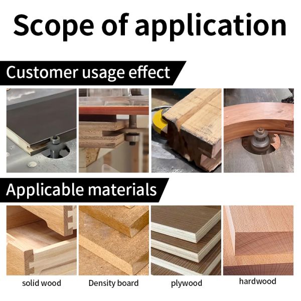 Broca de torreta con punta de bola de carburo en forma de T para carpintería, corte de madera blanda, dura y maciza, fresadoras, fresas recubiertas de estaño, fresas para router, ODM OEM