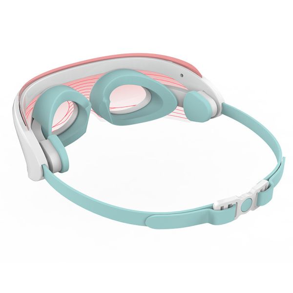 3 цвета Красный светодиодный свет Маска для глаз Теплый массаж SPA Маска для лица