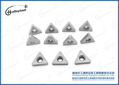 O CNC do carboneto de tungstênio do triângulo introduz as placas, ISO rosqueia inserções do corte do metal