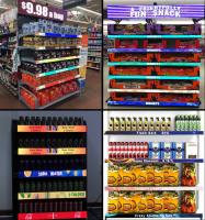 Display de prateleira led SMD 1515 1200x60mm 600-800cd/m2