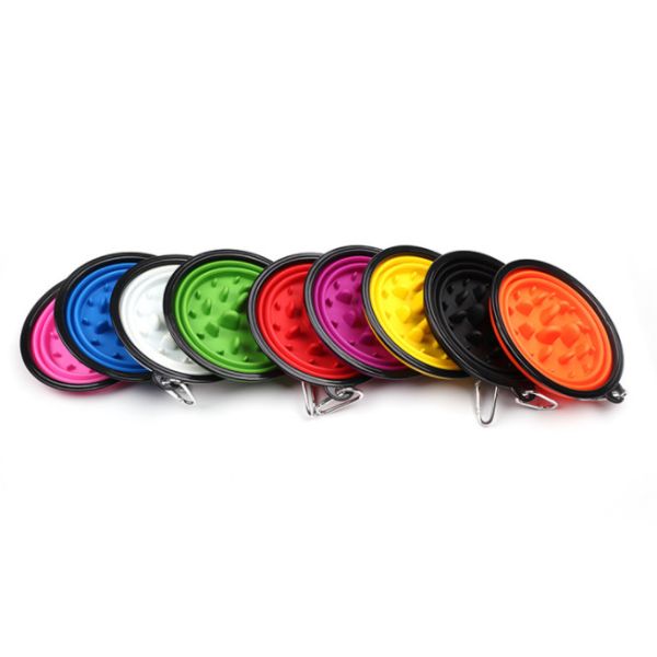 Collapsible Silicone Puzzle Pet Travel Bowl Lead Free