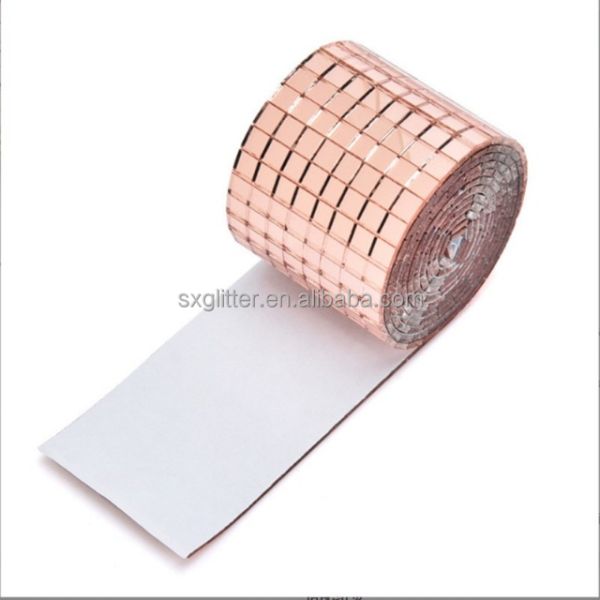 Glass Dome Mirror Ball Sticker Reflective Wall Sticker Silver Gold Rose Gold Mirror Balls Sticker for Wedding Decoration