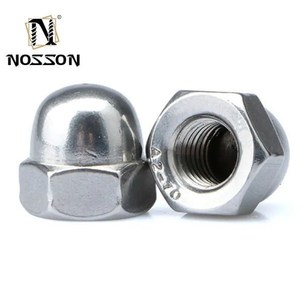 Metric Measurement System Oil Gas Industry SS 316 Dome Nut M3 M4 M5 M6 M8 for Heavy-Duty Applications