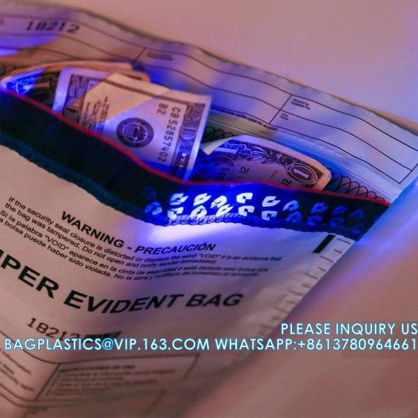 Police evidence bags, Public Safety Evidence Security Bags, Crime Scene Evidence Container, 6 X 8, 100 Pack