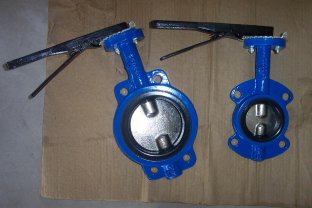 Simple and Compact Construction Two Shaft Wafer Butterfly Valve For Air, Steam, Water