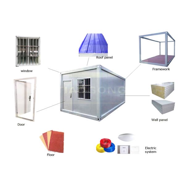 Dependable Latvia Steel Structure Portable Prefab+Houses for Multipurpose