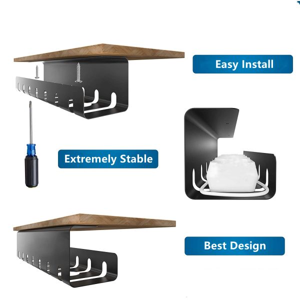Не складывающийся стойка кабельного подноса Окончательное решение для управления стенной монтажной кабеля