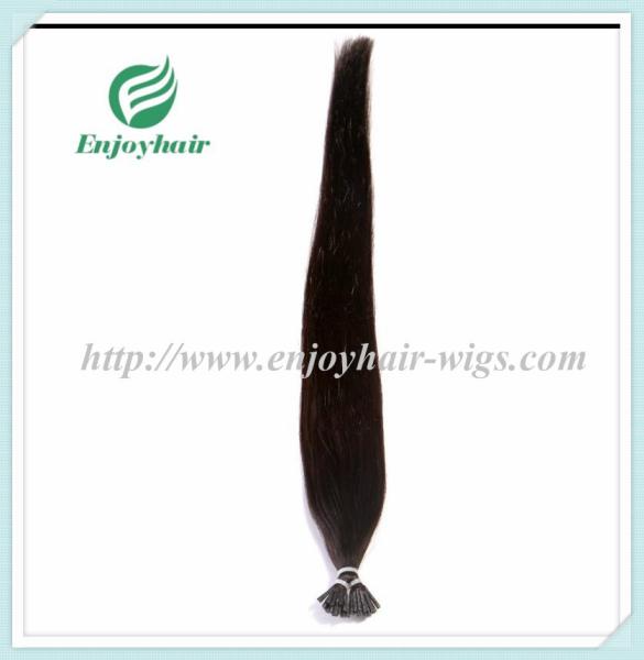 Pre-Bonded Hair 10-28 100s/pack 1B# color Straight Human Hair Brazilian hair extension