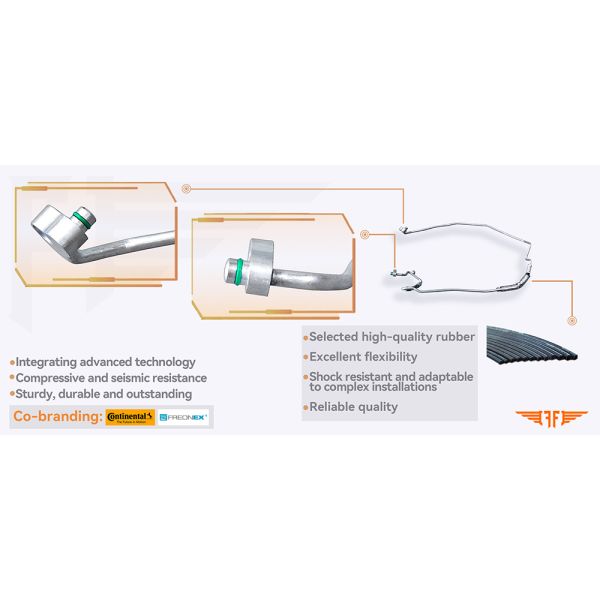 3s E84 BMW X1 64539151734Di scharge AC Pipeline For 2012 1s E90 2.0L