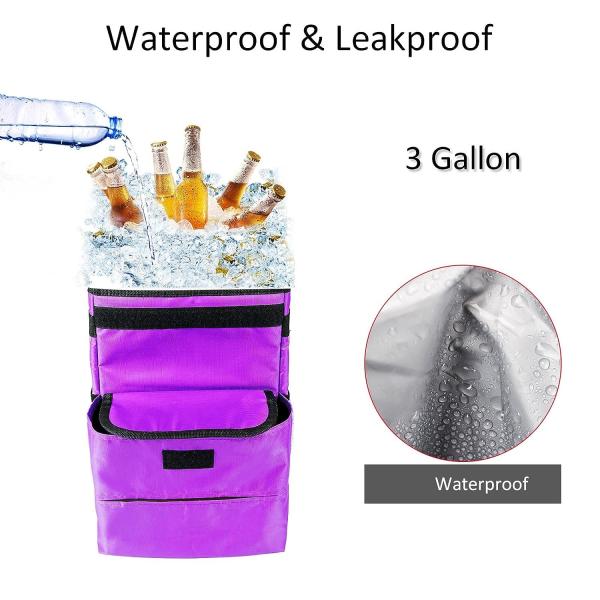 Car Trash Can For Car Cute, Car Trash Bag Bin Hanging Waterproof Automotive Car Garbage Cans Leak Proof Vehicle