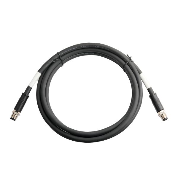 M12 Hybrid 4+4 Shielded Cable Assembly - PUR Jacket UL20554, 8.5mm OD