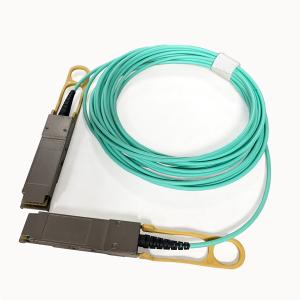 AOC Cable 40Gbps Transmission Rate Ethernet With Optical Module OM3 3mm