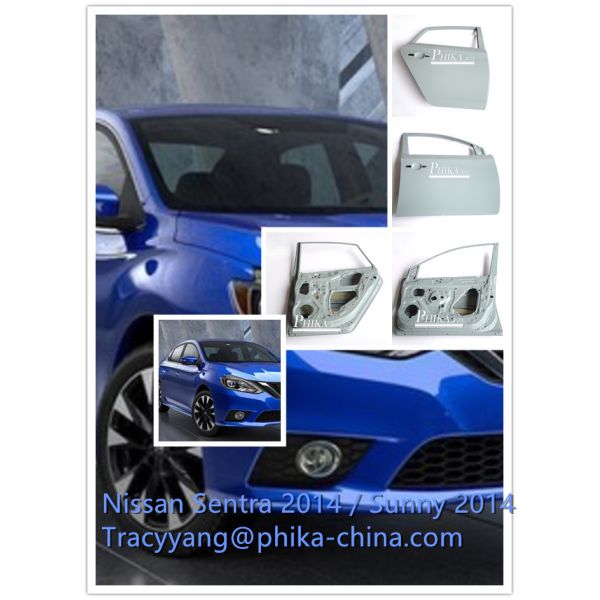 Auto Door Parts / Nissan Door replacement For Sylphy / Sentra 2014 Door Panels