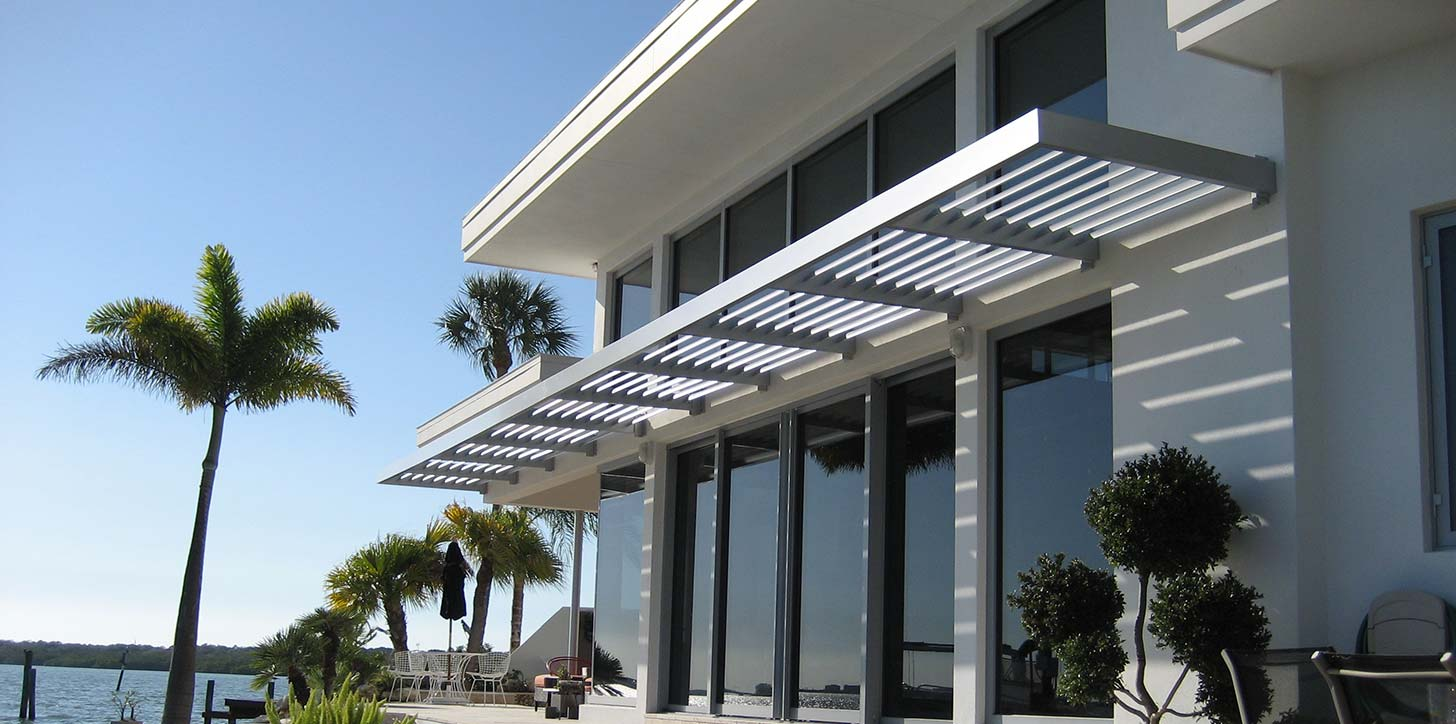 Vertical Aluminum Sun Shade Louvers With Airfoil System For Ventilation