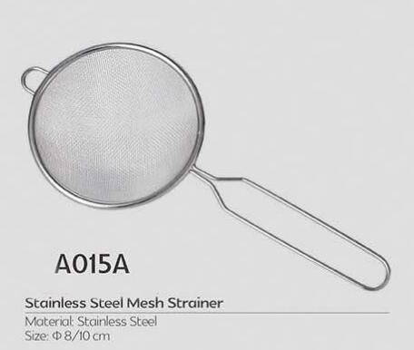 Cheap design kitchen helper sieve strainer stainless steel fine mesh flour strianer