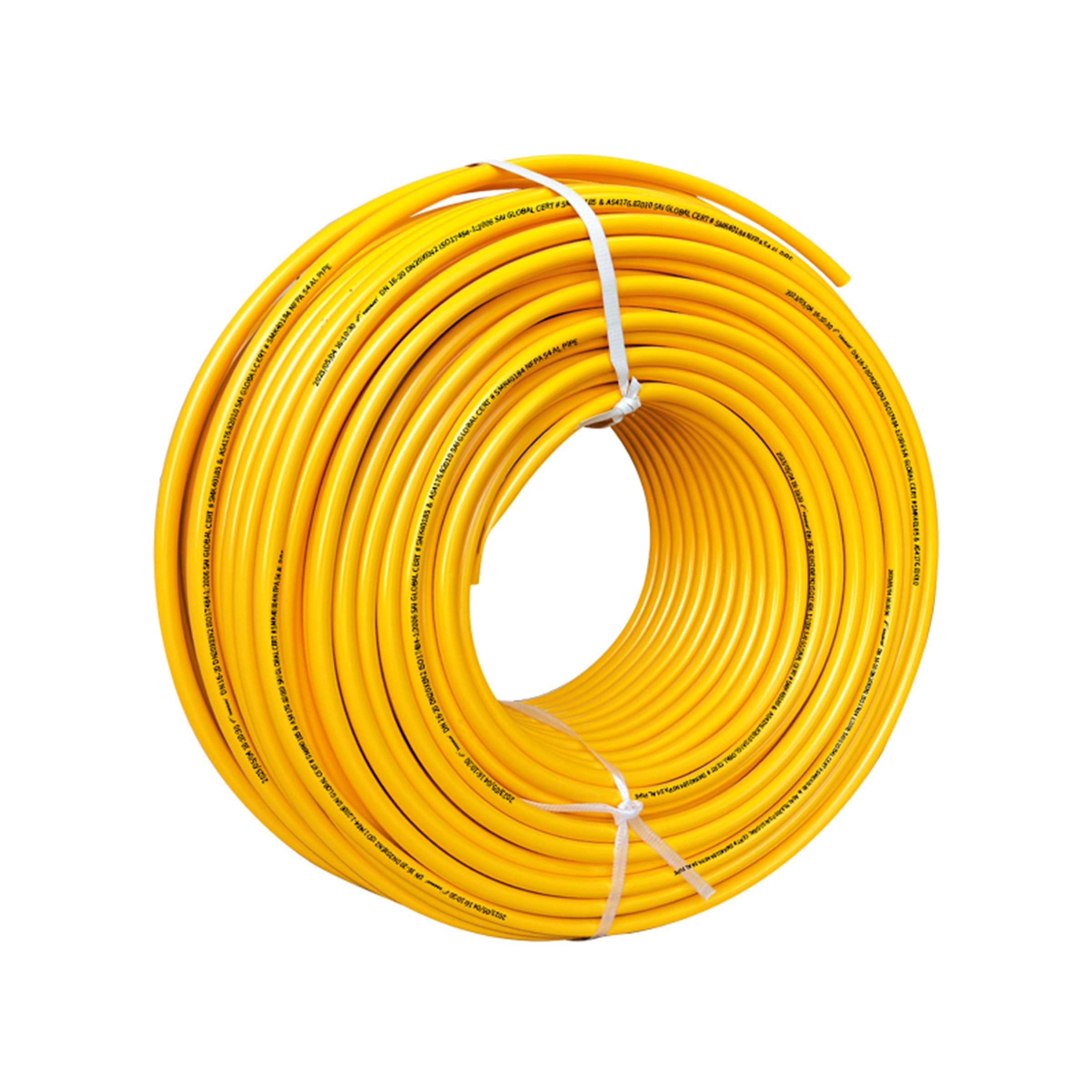 Гарантия 50 лет Pex Al Pex Газовая труба для газа ISO17484/AS4176/NSF14 Сертифицированный индивидуальный белый / оранжевый / желтый