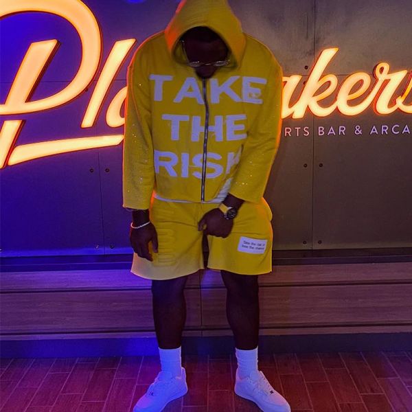 Custom Sweatsuit Applique Embroidered Cotton Zip up Hoodie Jogging Suits Sweatpants and Hoodie Shorts Set Tracksuits for Men