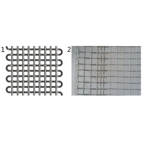 Square Hole SS Woven Wire Mesh 18x18 Mesh Selvage Edge