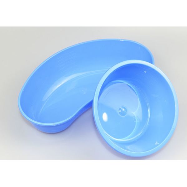 Устранимый медицинский пластиковый цвет 700cc/900cc блюда почки больницы голубой