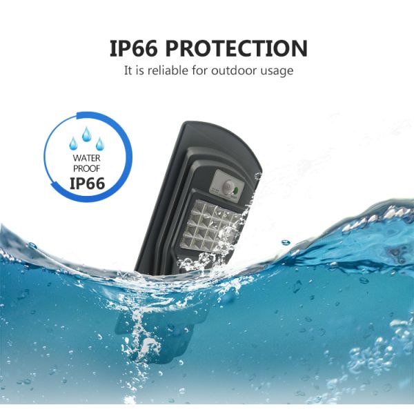 Outdoor Integrated 100W LED Solar Streetlights with High Lumen