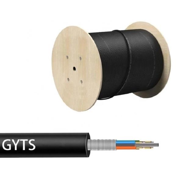 1km 2km G657A G652D Outdoor GJYXCH GYTS Fiber Optic Cable 144 Cores Reinforced by FRP
