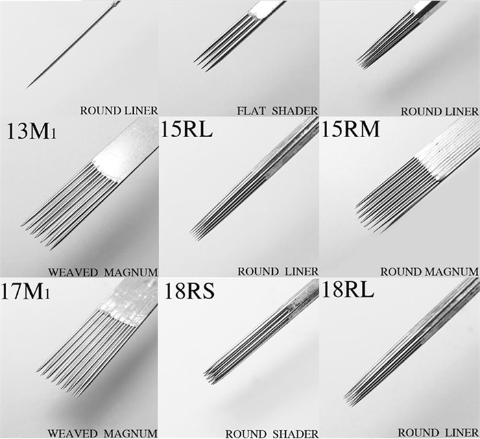 3RL 5RL 7RL Super Long Taper #8 Sterile Tattoo Needles Sterilized By EO Gas