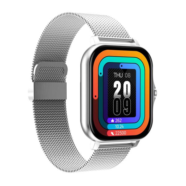 Full Touch Screen Women Men CT02 Smart Watch Square Shape 240x280 IPS
