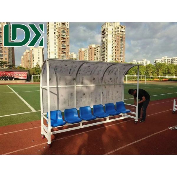 Bench de football sur mesure Bench de remplacement pour le stade Bench de football
