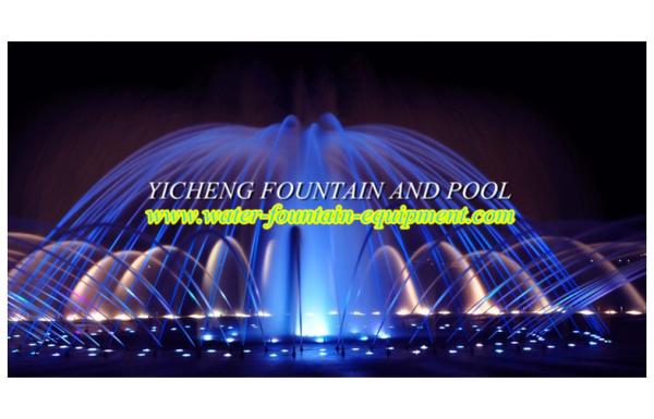 Musical Outdoor Big Water Fountain Equipment , Interactive Dancing Water Fountain
