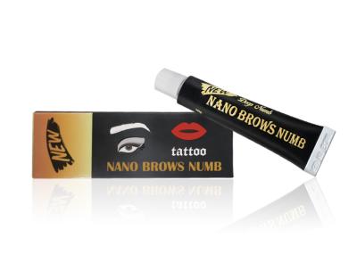 Creme permanente Numbing insensibilizado da tatuagem da composição das testas Nano insensibilizados profundas