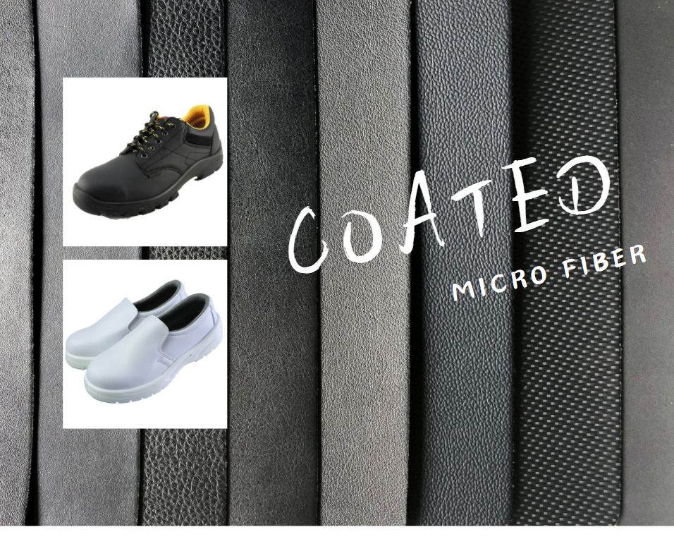 Eco Friendly Rexine Leather Custom PU Coated Microfiber For Shoes
