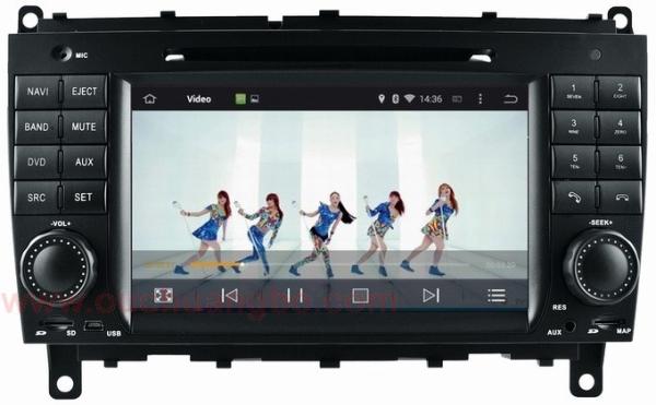 Ouchuangbo Mercedes Benz w209 w219 audio DVD gps stereo android 4.4 supoort cabus MP3