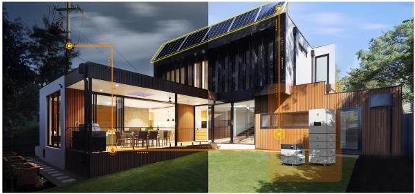 10kw 5kwh todo em um sistema solar fora da bateria da grade 48v Lifepo4
