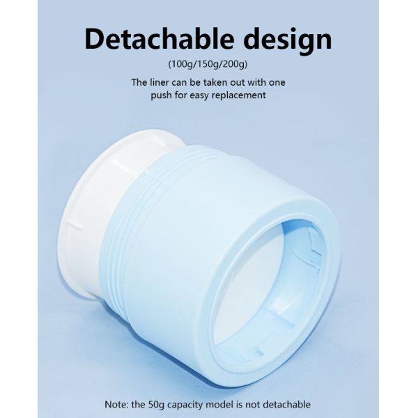 50g/100g/150g/200g Customized Color and Customized Logo Double Layer Skin care packaging Cream Jar UKC52