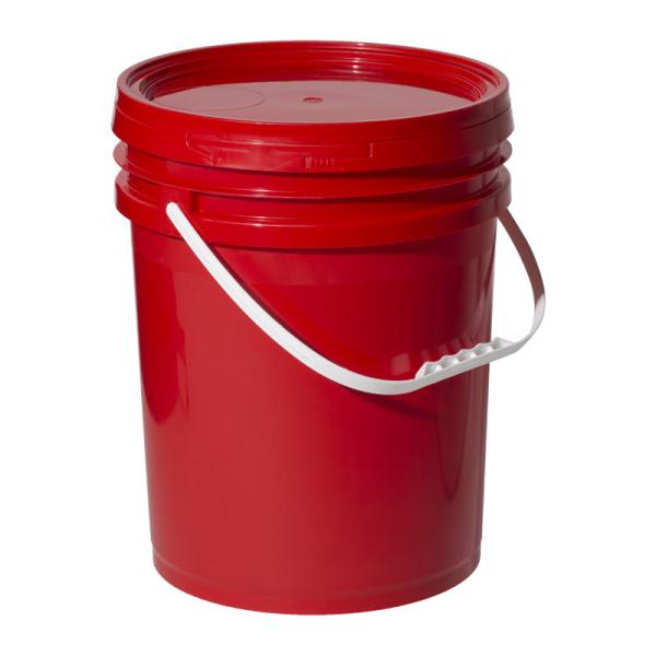 100% de material 7 galões 35 litros de plástico biodegradável balde tambor de balde com tampa