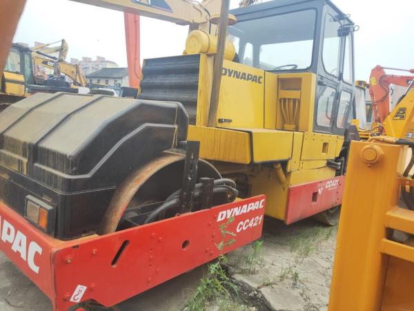                  High Quality Cheap Price Dynapac Cc421 Used Double Drum Vibratory Road Roller Cheap Price Dynapac Cc421 Soil Compactor Hot Sale             