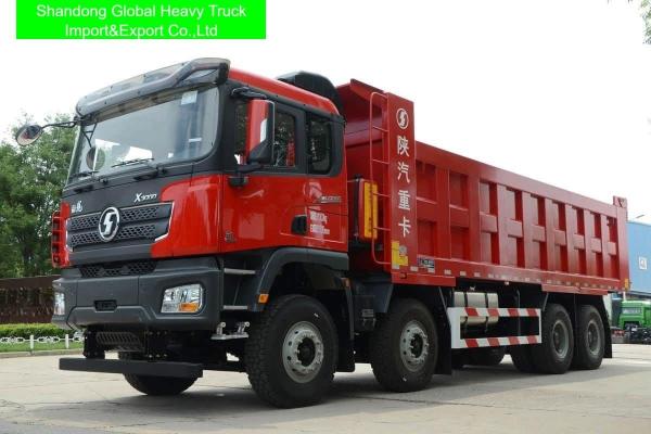 Shacman X3000 8×4 Heavy Duty Dump Truck with 40-45 Tons Payload Capacity and 12-Speed Manual Transmission