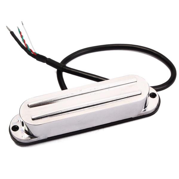 Ceramic Single Coil Bass Pickup Dual Rails DC Resistance 9~10kΩ With Screws Springs