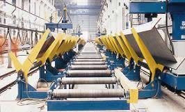 ISO9000 CE Certified Hydraulic 90 Degree Overturning Machine for Heavy Duty H beam Chanding its Position