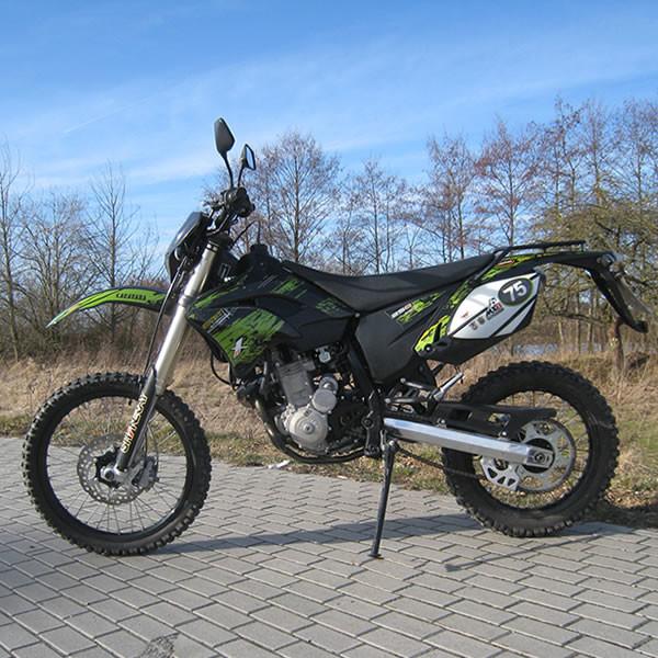 Motocicleta 80km/H da bicicleta da sujeira do curso 250cc Supermoto de Shineray 12kw 4